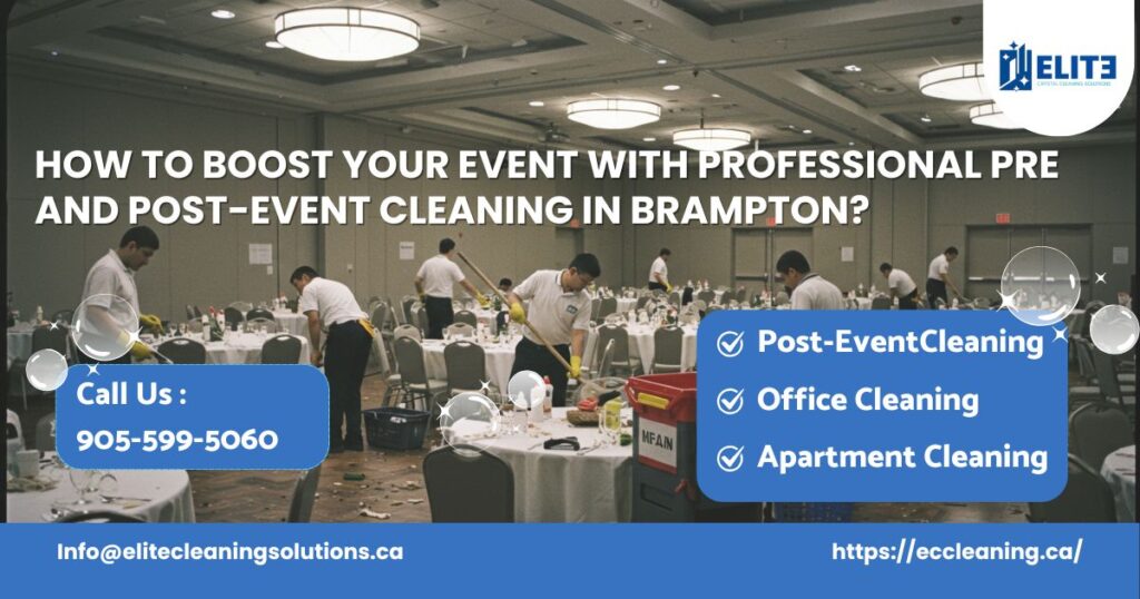 expert pre event cleaning